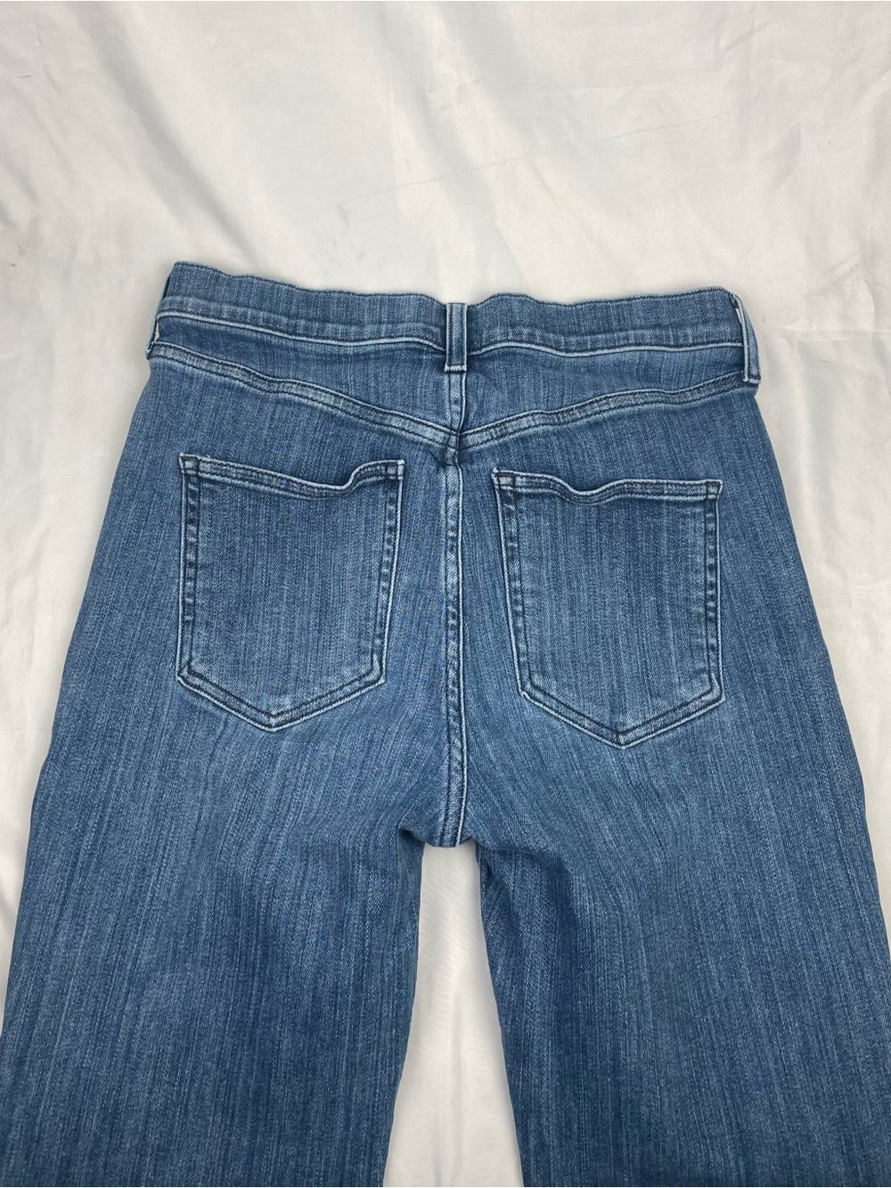 AYR The Pop Jeans Women’s Size 30 Cropped Straight Leg Fray Hem Denim - Picture 7 of 13
